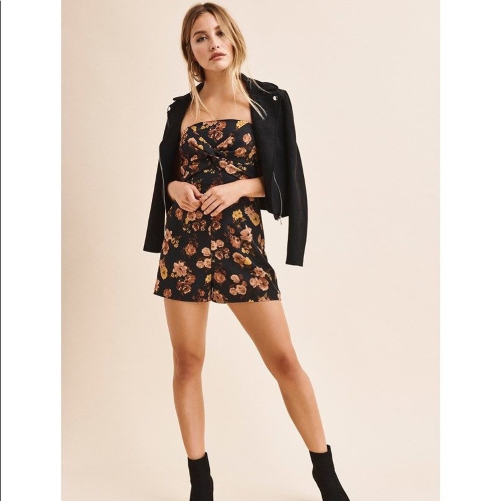 Twist front romper